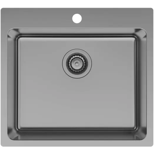 Flow LA 550 køkkenvask PVD gunmetal 500x550 mm