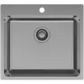 Flow LA 550 køkkenvask PVD gunmetal 500x550 mm