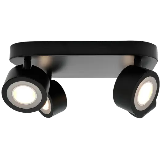 Nordlux Clyde 4-spot LED loftslampe sort 