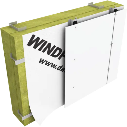 Dafa WindFoil 95 vindspærre hvid 1,5x50m