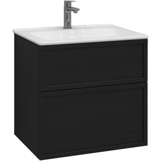 Svedbergs Poem underskab 45 m/2 skuffer sort ask