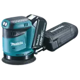 Makita DBO180T excentersliber inkl. 1x5,0 Ah batteri