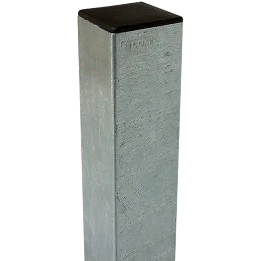 Plus stålstolpe t/ nedstøbning 80x80 mm cm galvaniseret