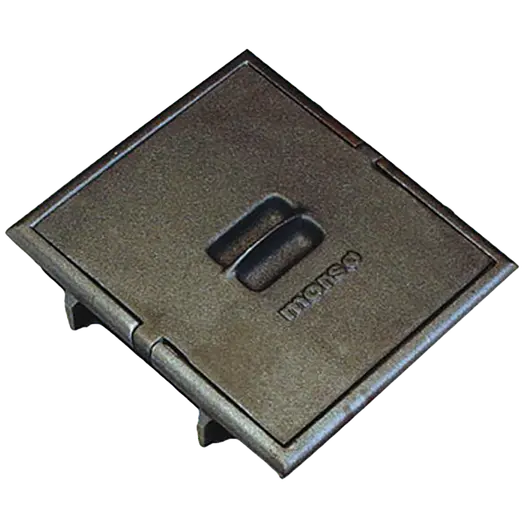 Morsø rensedør dobbelt 9x9" rå støbejern