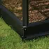 Halls ICON 8 8,1 m² sort m/3 mm delt glas og fundament