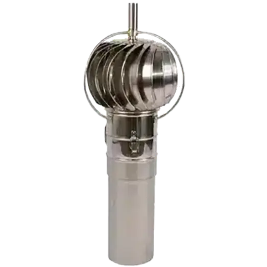 Varde vindroterende hætte Ø145 mm blank