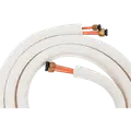 Dobbelt kobberrør 1/4" - 3/8" med kappe