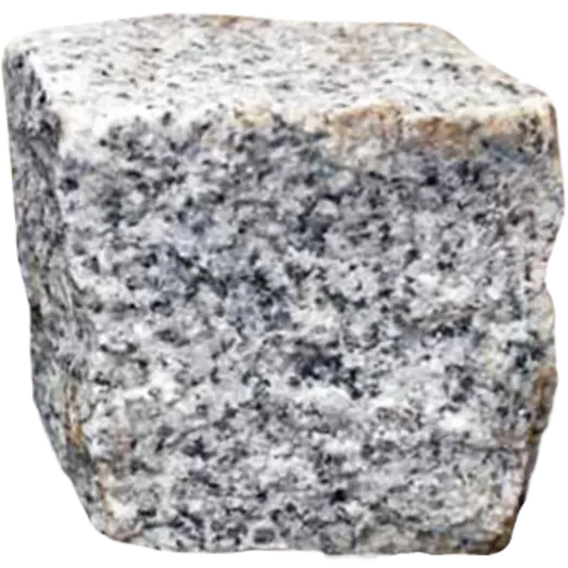 Granit chaussésten 9x9x8 cm grå