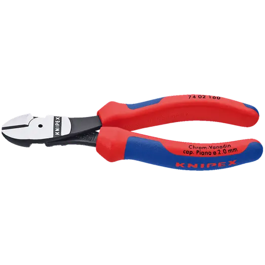 Knipex tangsæt kraft-sidebider/fladrundtang/vandpumpetang