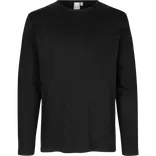 ID Interlock herre langærmet t-shirt sort