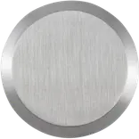 Jasa blindskilt Ø52 mm x 12 mm massiv rustfri stål