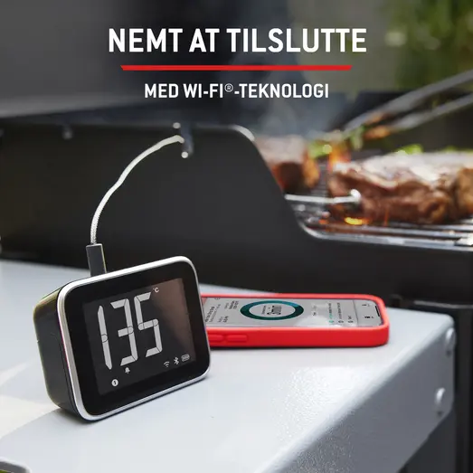 Weber smart hub grilltermometer m/display og booster