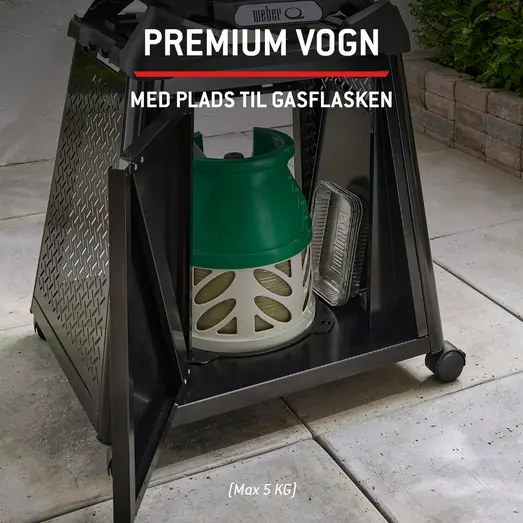 Weber® Q2800N+ gasgrill inkl. vogn