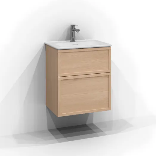 Svedbergs Poem underskab m/2 skuffer pure eg