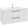 Milobad badmiljø Alpine 100 cm mat hvid