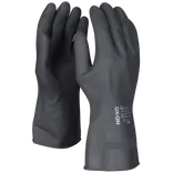 OX-ON Chemical Comfort 6300 latex handske sort
