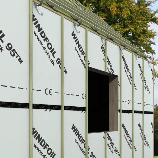 Dafa WindFoil 95 vindspærre hvid 1,5x50m