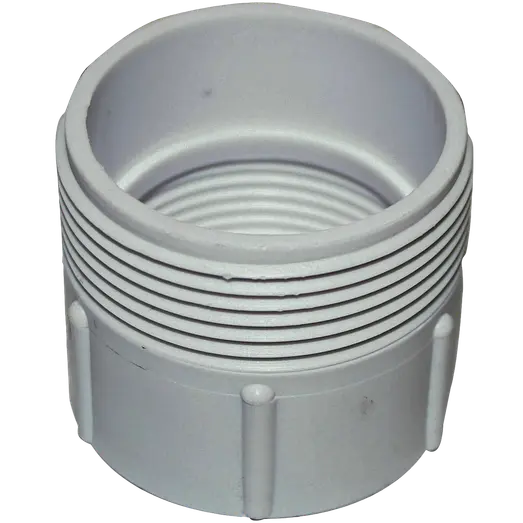 Overgang 1 1/4"x1 1/2" hvid plast