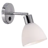 Nordlux Ray væglampe E14 krom/opal