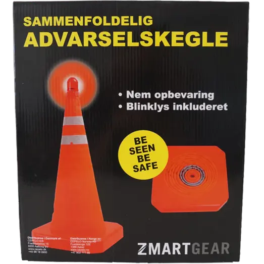 Zmartgear kegle sammenklapbar rød