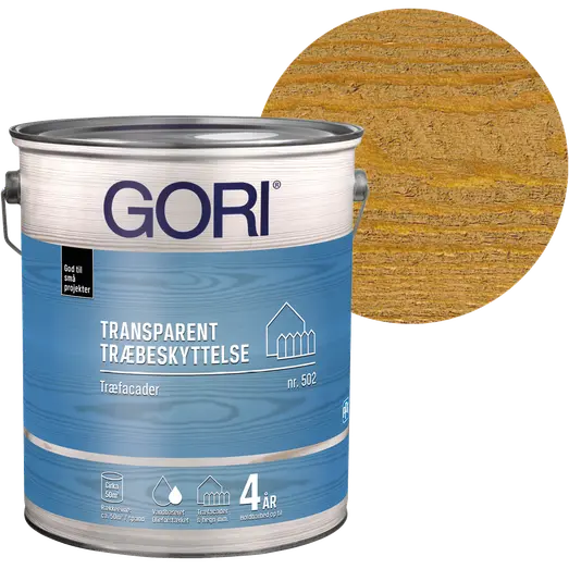 GORI 502 transparent træbeskyttelse teak