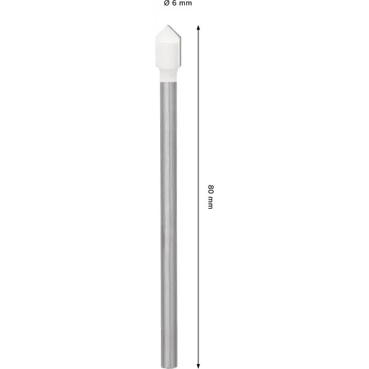 Bosch CYL-9 Soft Ceramic bor, 6x80 mm 