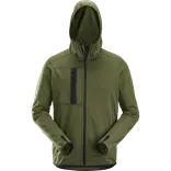 Snickers hættetrøje fleece khaki grøn