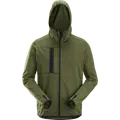Snickers hættetrøje fleece khaki grøn