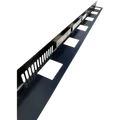 Growtek kantskinne sort alu 60 mm x 2 m