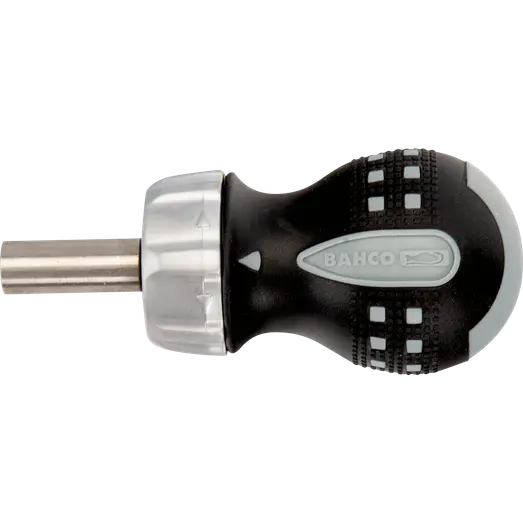 Bahco Tumling skraldeskruetrækker m/bitsholder 1/4"