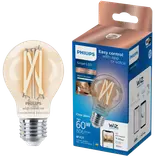 Philips Smart WiZ white LED pære E27 6,7W standard klar