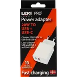 Leki USB & USB-C Power adaptor 20W