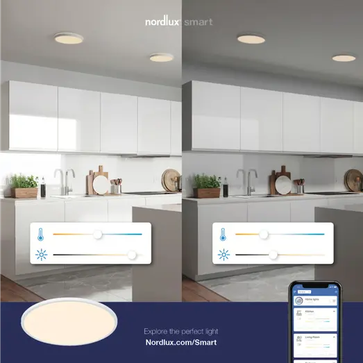 Nordlux Oja smart light plafond hvid