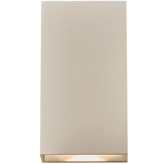 Nordlux Rold udendørs LED væglampe flad champagne