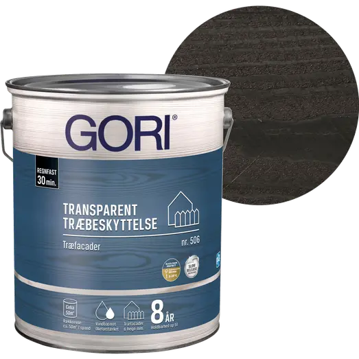 GORI 506 transparent træbeskyttelse ibenholt