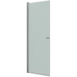 Scanbad svingdør A 89x200cm børstet satin/isglas