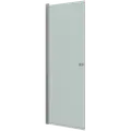 Scanbad svingdør A 89x200cm børstet satin/isglas