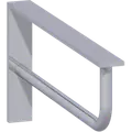 Scanbad konsol 330x150x30 cm krom