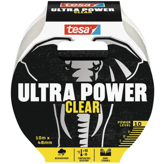 Tesa Ultra Power Clear reparationstape 48 mm transparent