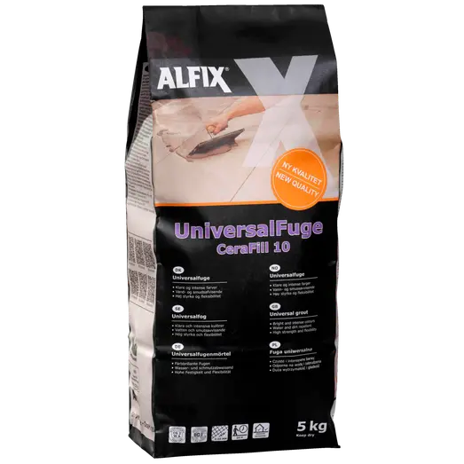 Alfix CeraFill 10 Colour flisefuge 5 kg stålgrå