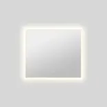 Milobad CL30 LED spejl 70 x 80 cm med frosted kant