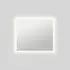 Milobad CL30 LED spejl 70 x 80 cm med frosted kant