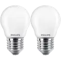 Philips Krone LED pære E27 40W 2 pack