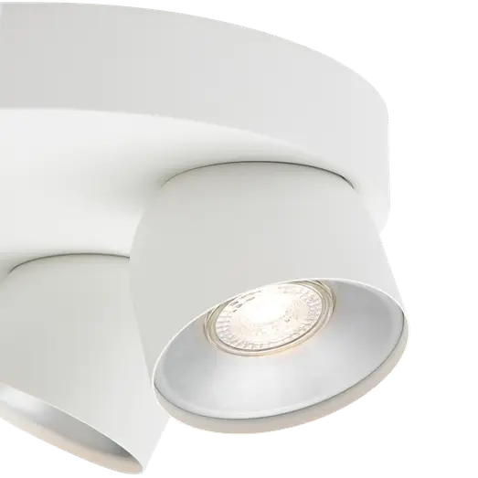 Nordlux Pitcher 3-rondel spotlight GU10 hvid