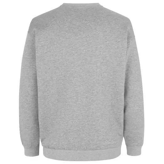 ID klassisk herre sweatshirt grå melange