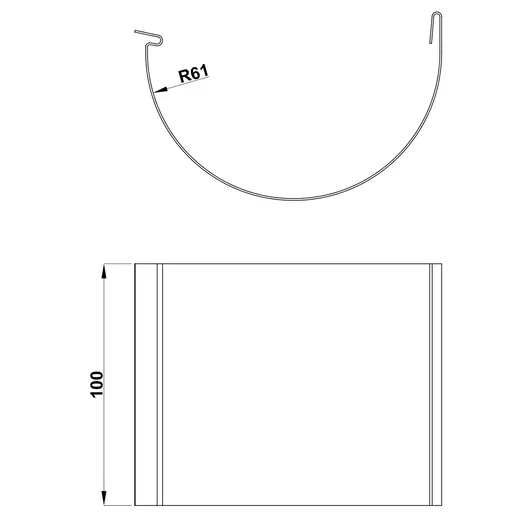 Plastmo samlestykke nr. 11 zink