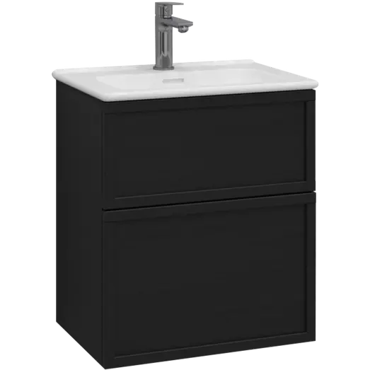 Svedbergs Poem underskab m/2 skuffer sort ask