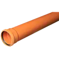 Kaczmarek PVC-U SN8 afløbsrør 110 x 3000 mm