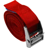 Staco lastestrop 25mmx3m Rød