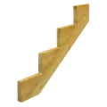 NSH trappevange 4 - trin trykimpr. træ
